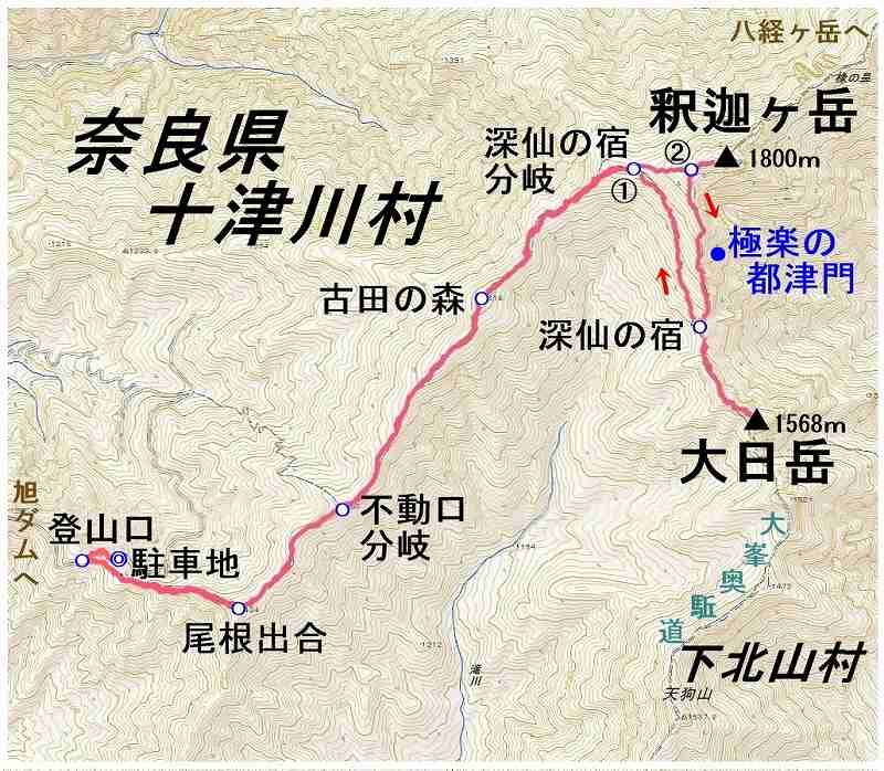 釈迦・大日マップ